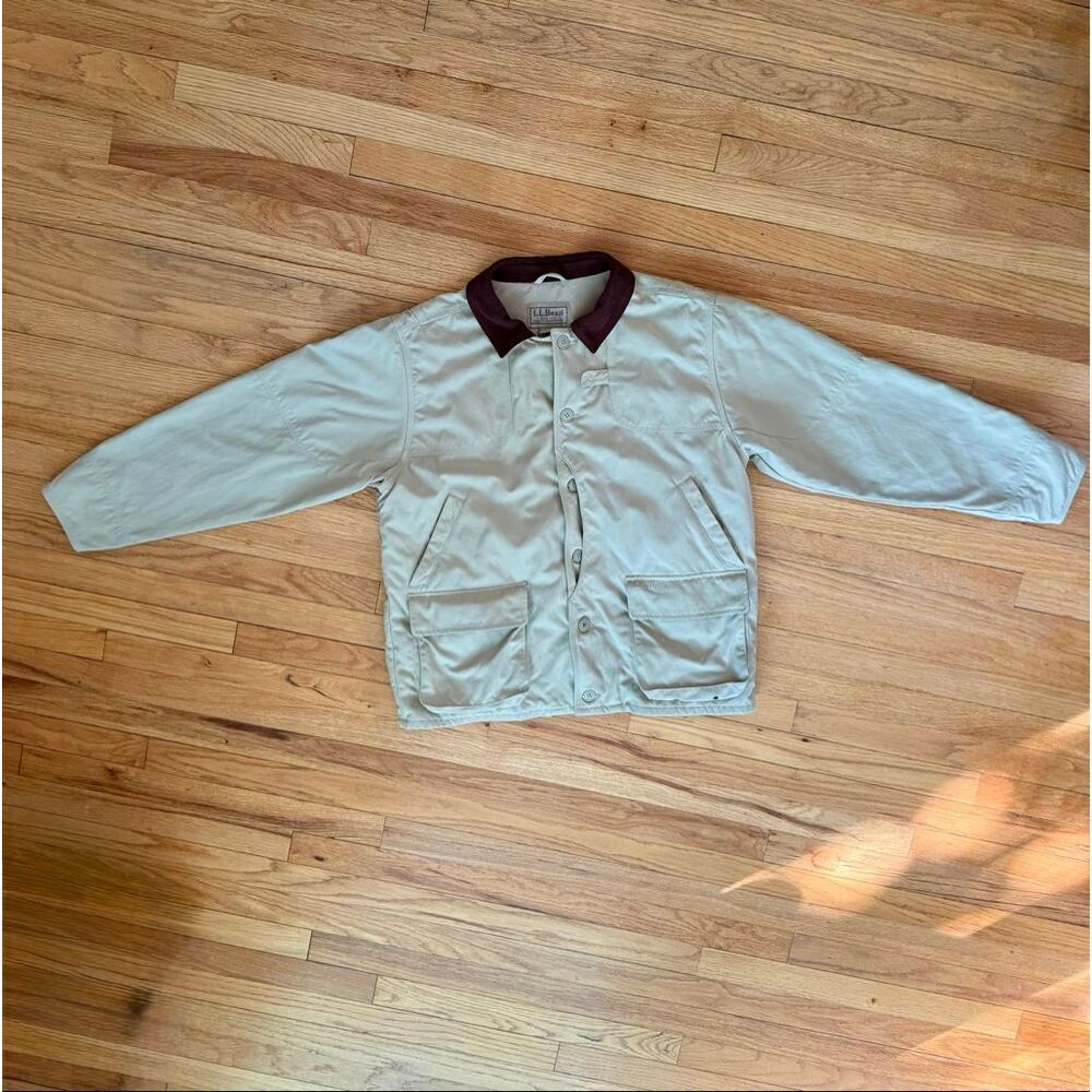 Vintage L.L. Bean Field Bird Hunting Jacket With Game Bag Men’s Large